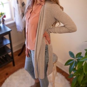 Long Sleeve Duster Cardigan